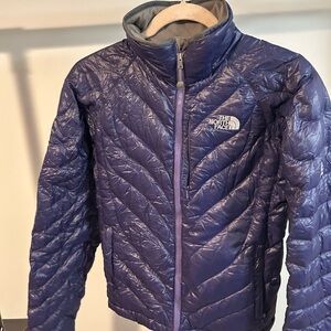 GUC TNF North Face purple jacket 900 fill flight pertex XS